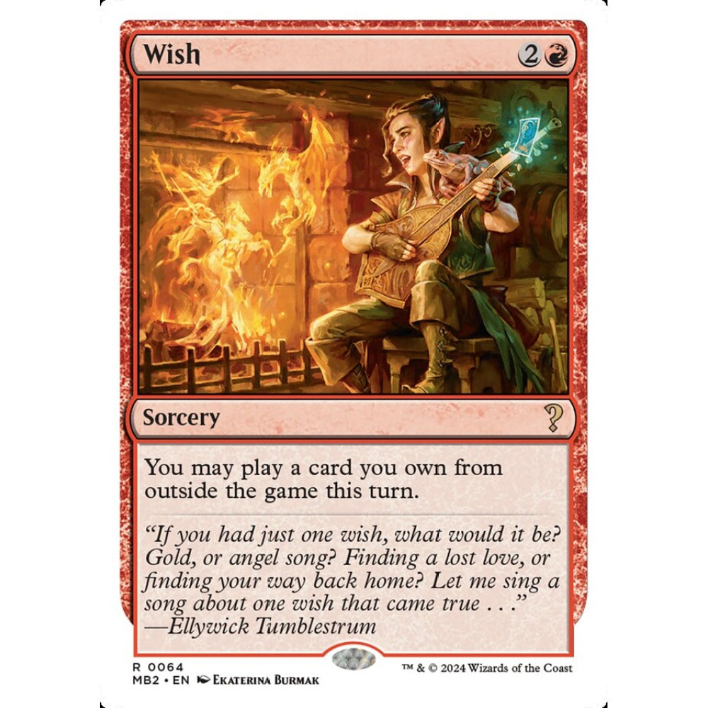 Wish rare 64 Magic the Gathering Mystery Booster 2