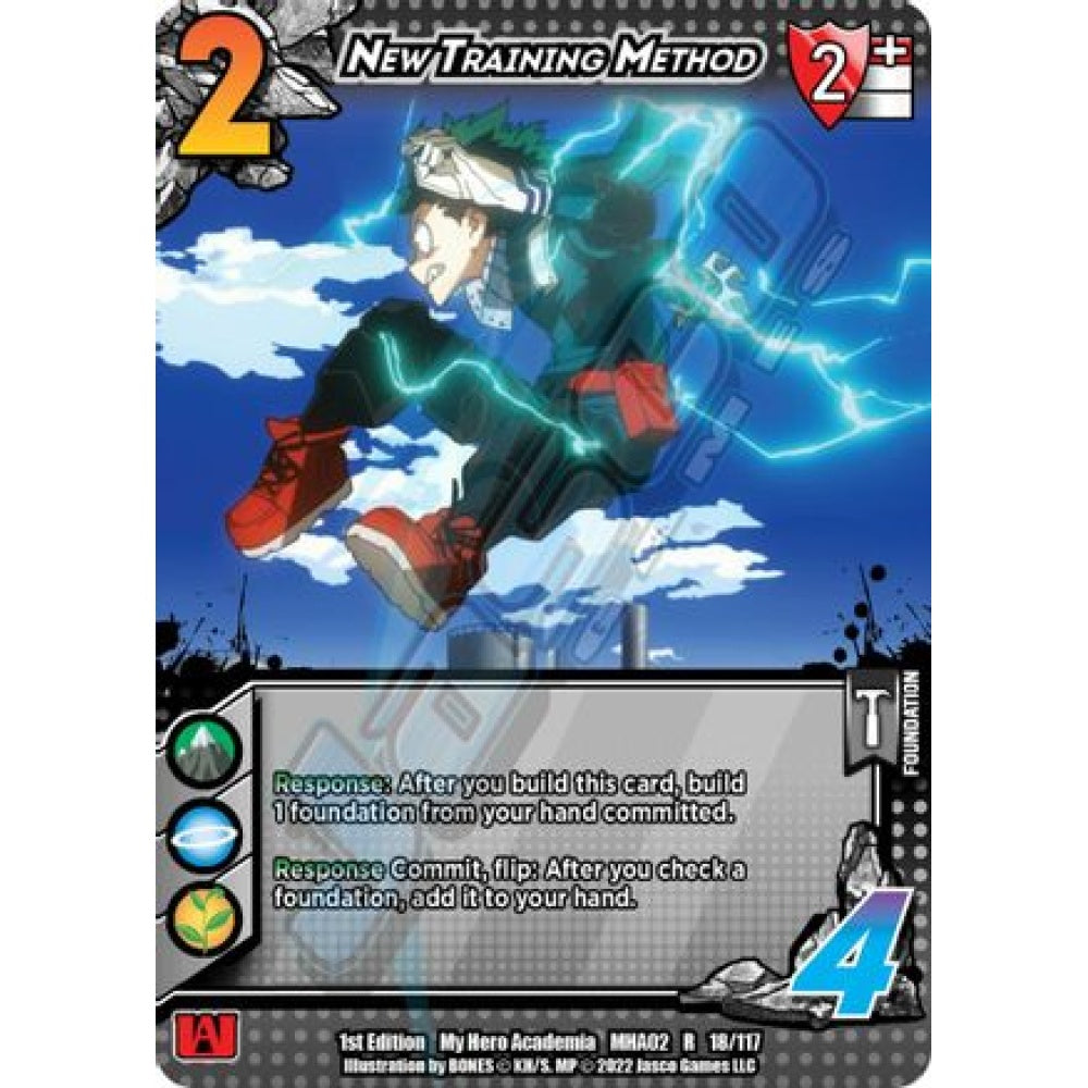 New Training Method, 18/117, R, UniVersus, MHA02 Crimson Rampage