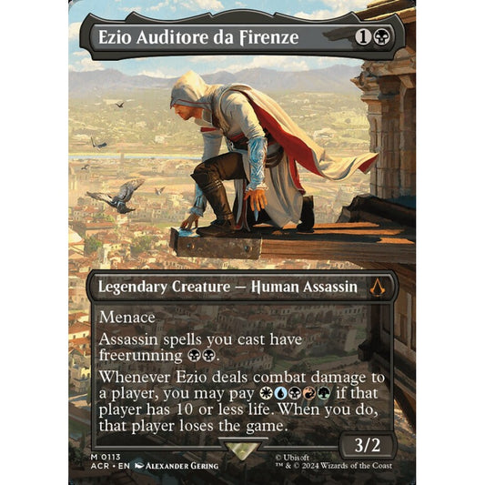 Ezio Auditore da Firenze mythic 113 Magic the Gathering Assassin's Creed