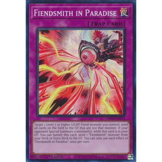 Fiendsmith in Paradise, INFO-EN072, Super Rare, Yu-Gi-Oh!, The Infinite Forbidden