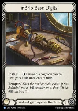 mBrio Base Digits (Cold Foil) - Compendium Of Rathe (Rare) [PEN-060]