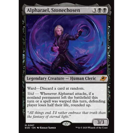 Alpharael, Stonechosen mythic 87 Magic the Gathering Edge of Eternities