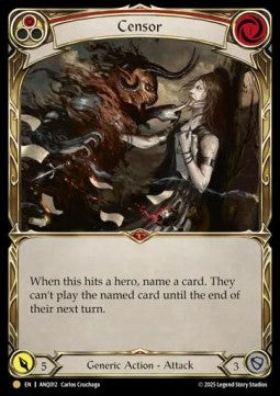 Censor (Cold Foil) - Compendium of Rathe - Antiquity Pack (Majestic) [ANQ-012]