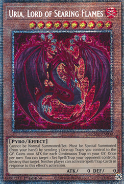 Uria, Lord of Searing Flames (V.1 - Starlight Rare) - Maze of Muertos (Starlight Rare) [MZMU-000]