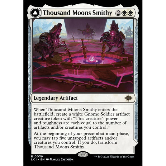 Thousand Moons Smithy // Barracks of the Thousand rare 39 Magic the Gathering The Lost Caverns of Ixalan