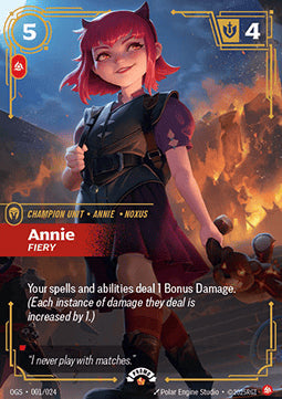 Annie, Fiery - Origins: Promos (Epic) [OGNX-001]