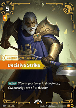 Decisive Strike - Origins: Promos (Epic) [OGNX-024]