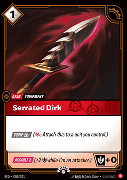 Serrated Dirk - Spiritforged: Promos (Common) [SFDX-009]