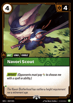 Navori Scout - Spiritforged: Promos (Common) [SFDX-037]