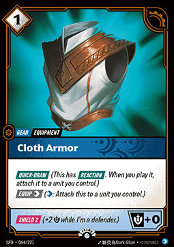 Cloth Armor - Spiritforged: Promos (Common) [SFDX-064]