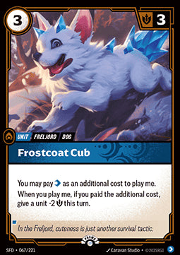 Frostcoat Cub - Spiritforged: Promos (Common) [SFDX-067]