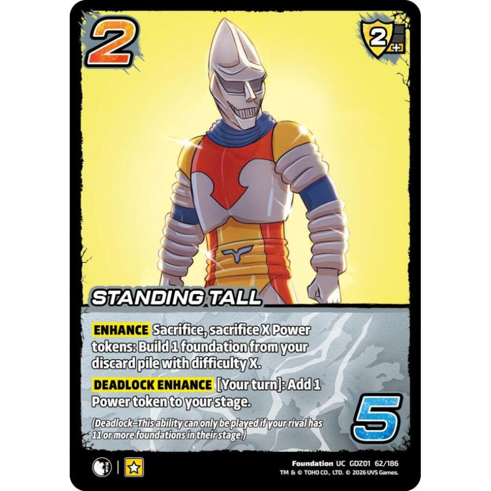 Standing Tall GDZ01 62/186 GDZ01 Universus Godzilla: Reign of Kaiju Foundation UC