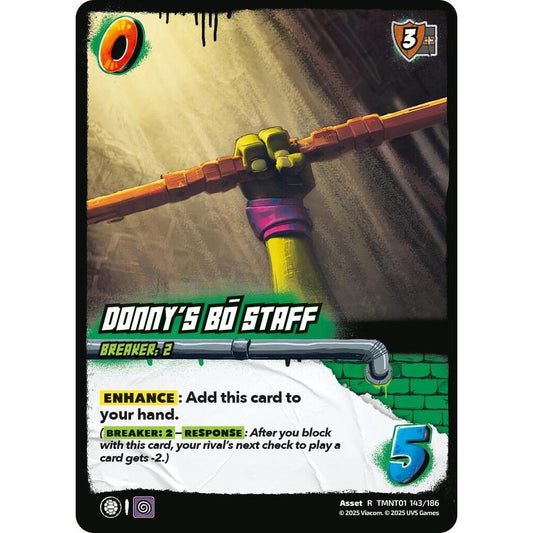 Donny's Bo Staff 143/186 TMNT01 Universus Teenage Mutant Ninja Turtles Asset R