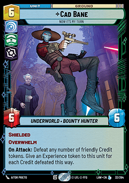Cad Bane, Now It's My Turn - A Lawless Time (Legendary) [LAW-032]