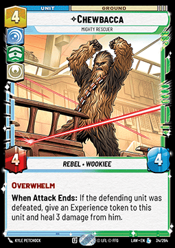 Chewbacca, Mighty Rescuer - A Lawless Time (Legendary) [LAW-034]