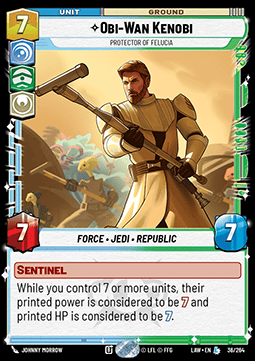 Obi-Wan Kenobi, Protector of Felucia - A Lawless Time (Legendary) [LAW-036]