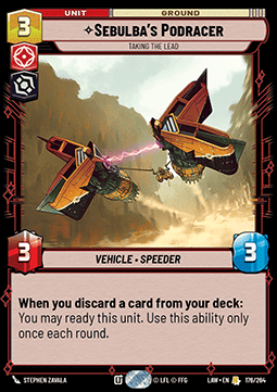 Sebulba's Podracer, Taking the Lead - A Lawless Time (Rare) [LAW-176]