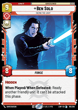 Ben Solo, Facing the Light - A Lawless Time (Legendary) [LAW-185]