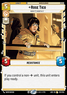 Rose Tico, Now It's Worth It - A Lawless Time (Rare) [LAW-223]