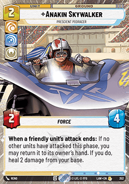 Anakin Skywalker, Prescient Podracer (V.1) - A Lawless Time: Extras (Rare) [XLAW-352]