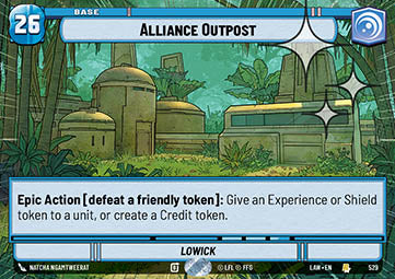 Alliance Outpost (V.2) - A Lawless Time: Extras (Rare) [XLAW-529]