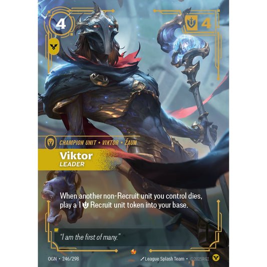 Viktor, Leader OGN-246/298 Riftbound Card Game Origins Epic