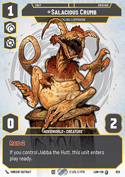 Salacious Crumb, Cackling Companion (V.3) - A Lawless Time: Extras (Special) [XLAW-823]