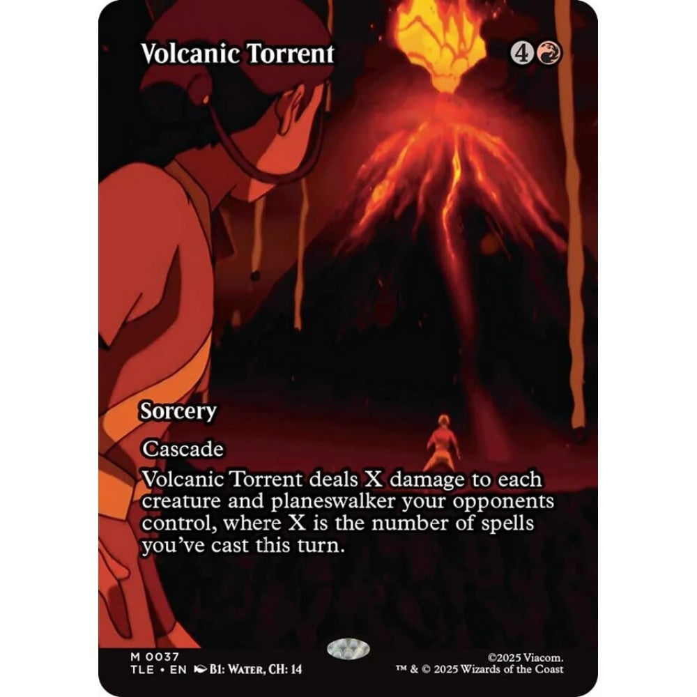 Volcanic Torrent mythic 37 Magic the Gathering Avatar: The Last Airbender Eternal