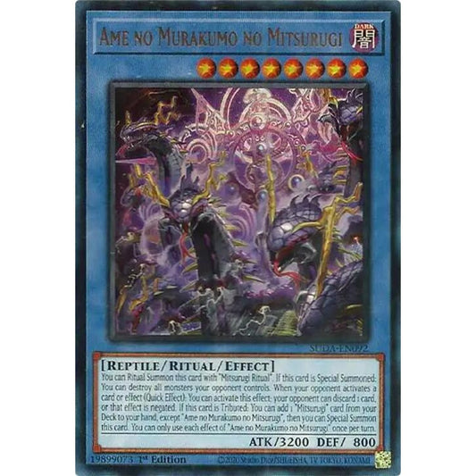 Ame no Murakumo no Mitsurugi SUDA-EN092 Ultra Yu-Gi-Oh Supreme Darkness