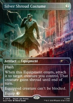 Silver Shroud Costume - Secret Lair Drop Series (Rare) [SLD-915]