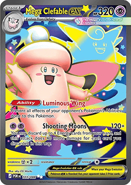 Mega Clefable ex - Perfect Order (Ultra Rare) [POR-103]