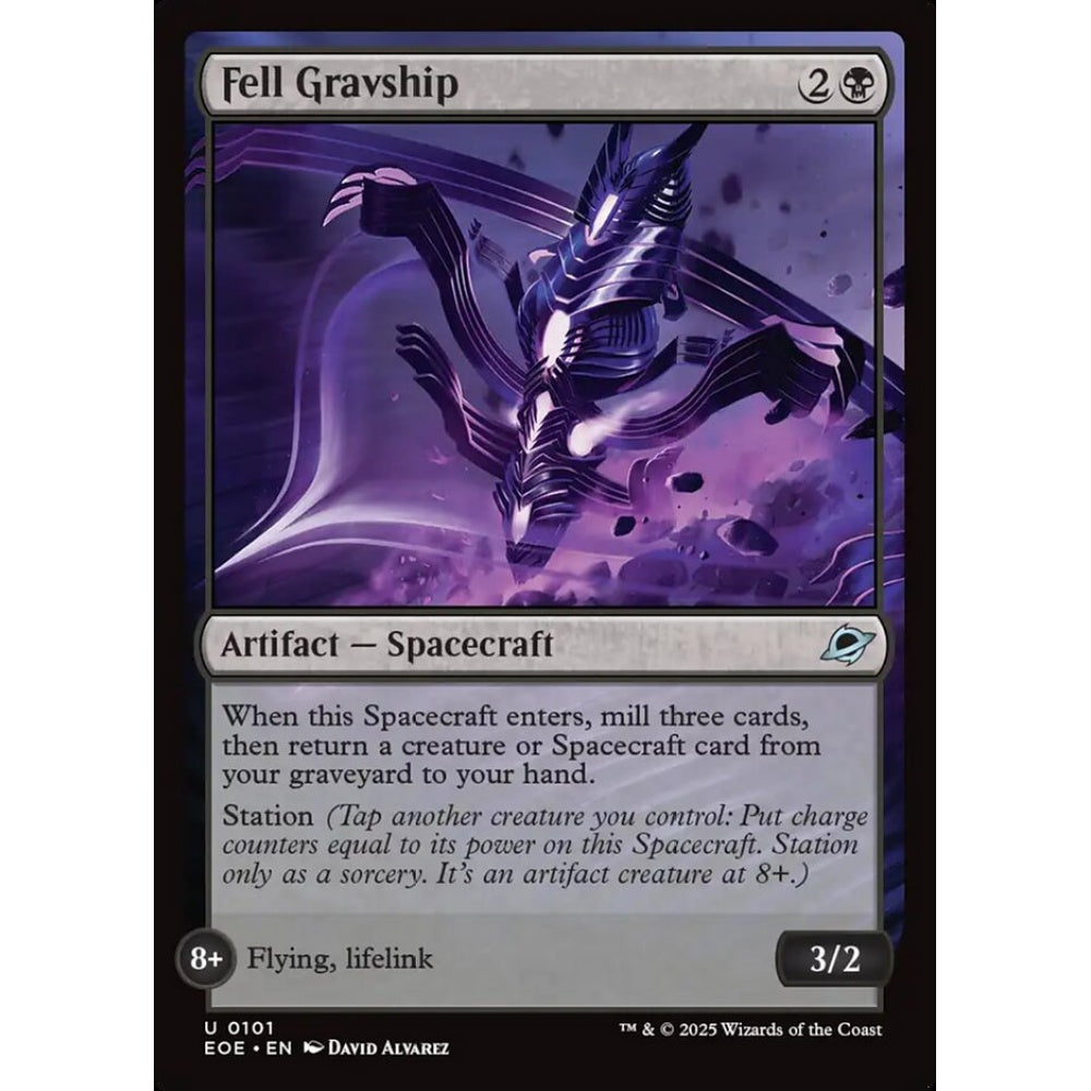 Fell Gravship uncommon 101 Magic the Gathering Edge of Eternities