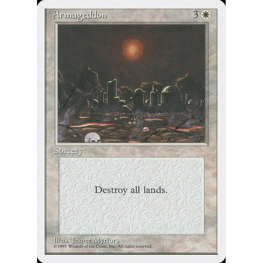 Armageddon rare 5 Magic the Gathering Fourth Edition