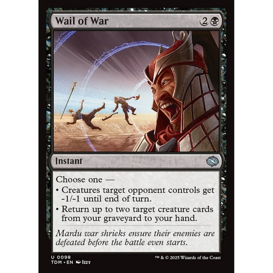 Wail of War uncommon 98 Magic the Gathering Tarkir: Dragonstorm