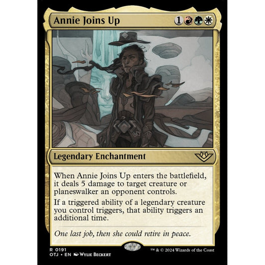 Annie Joins Up, 191, rare, Magic: The Gathering, Outlaws of Thunder Junction