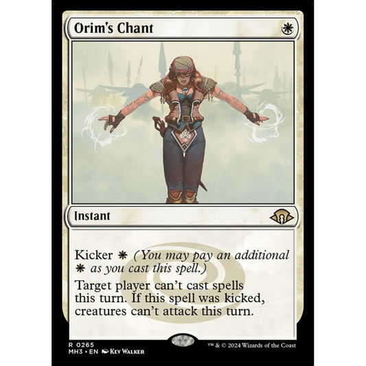 Orim's Chant, 265, rare, Magic: The Gathering, Modern Horizons 3