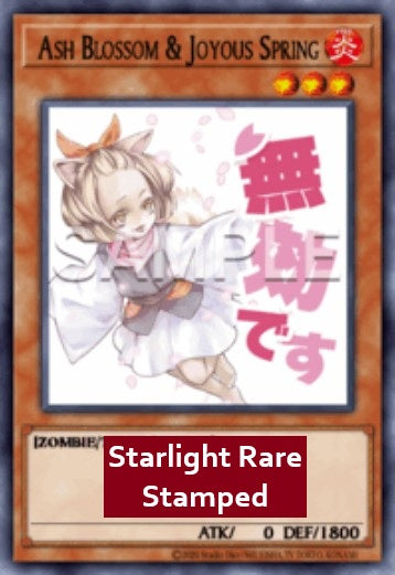 Ash Blossom & Joyous Spring (V.2 - Starlight Rare) - Rarity Collection 5 (Starlight Rare) [RA05-091]