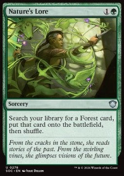 Nature's Lore - Commander: Secrets of Strixhaven (Uncommon) [SOC-278]