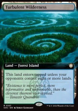 Turbulent Wilderness - Commander: Secrets of Strixhaven: Extras (Rare) [XSOC-107]