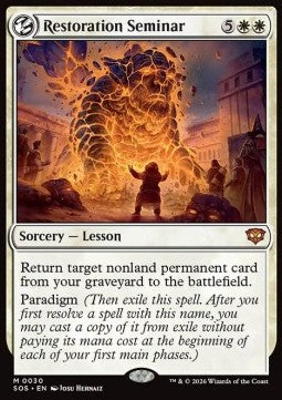 Restoration Seminar - Secrets of Strixhaven (Mythic) [SOS-30]