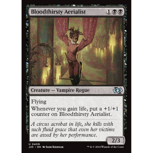 Bloodthirsty Aerialist, 409, uncommon, Magic: The Gathering, Foundations Jumpstart