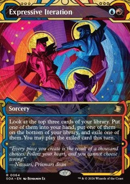 Expressive Iteration (V.1) - Secrets of Strixhaven: Mystical Archive (Rare) [SOA-64]