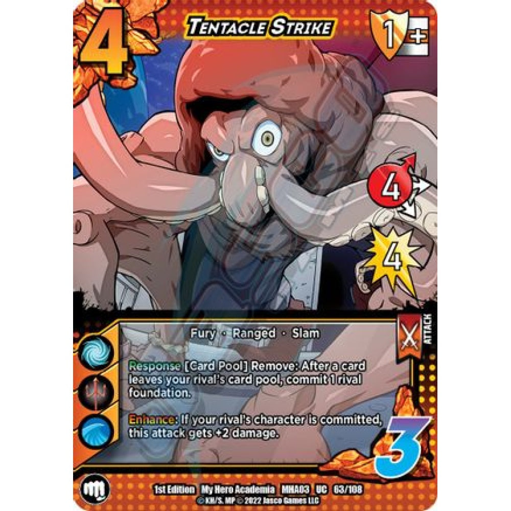 Tentacle Strike, 63/108, UC, UniVersus, MHA03 Heroes Clash