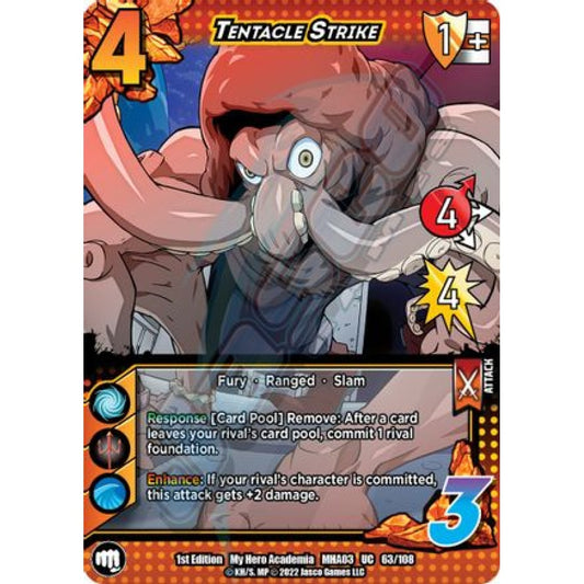 Tentacle Strike, 63/108, UC, UniVersus, MHA03 Heroes Clash