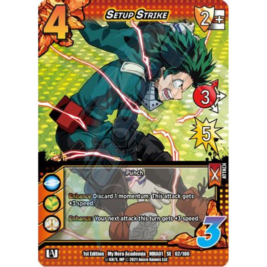 Setup Strike, 62/180, SE, UniVersus, MHA01 My Hero Academia