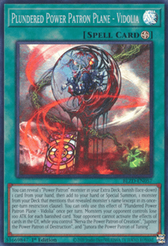 Plunder Power Patron Plane - Vidolia - Blazing Dominion (Super Rare) [BLZD-057]