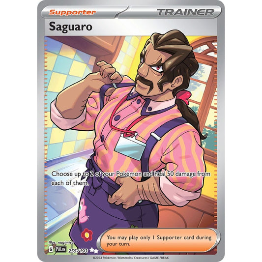 Saguaro Ultra Rare 255/193 Pokemon Card Game Paldea Evolved