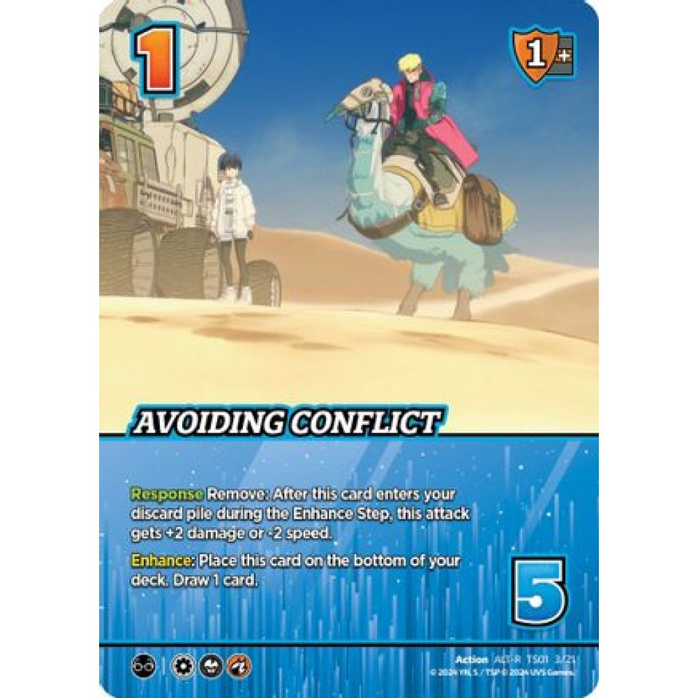 Avoiding Conflict, 3/21, R-ALT, UniVersus, Cowboy Bebop & Trigun Stampede