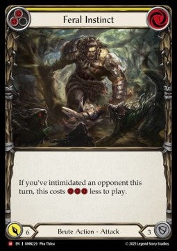 Feral Instinct (Regular) - Omens of the Third Age (Majestic) [OMN-229]
