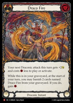 Draco Fire (Rainbow Foil) - Omens of the Third Age (Majestic) [OMN-245]